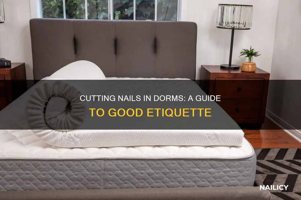 where to cut nails on in a dorm