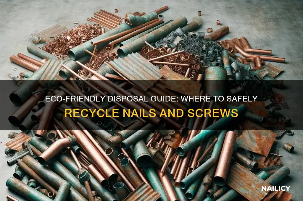 where to dispose of nails and screws