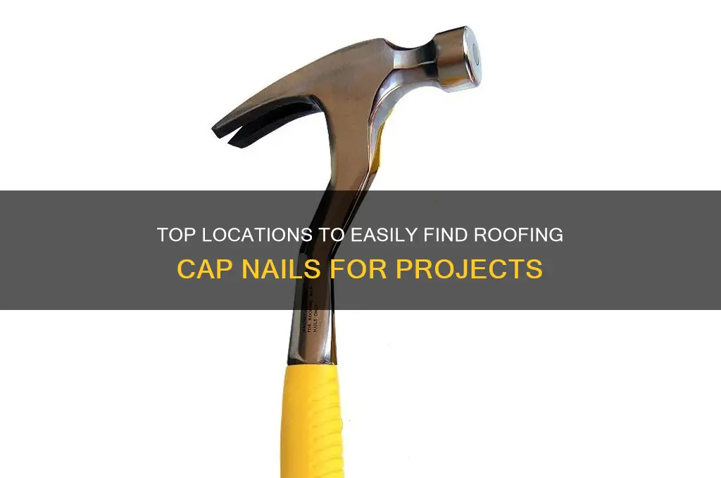 where to find 5 roofing cap nails