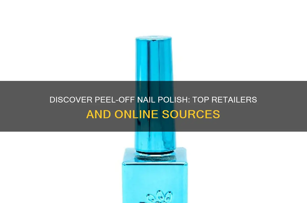 where to find around the nail peel off nail polish