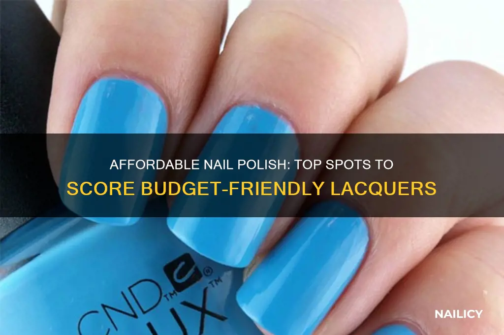 where to find cheap nail polish