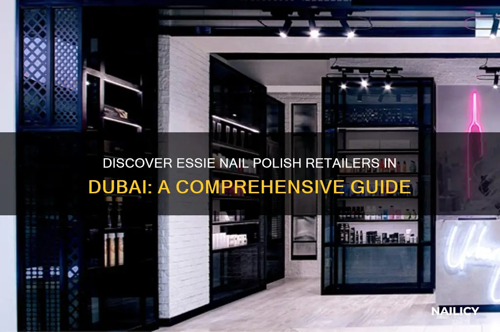where to find essie nail polish in dubai