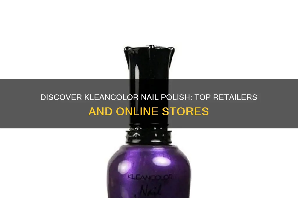 where to find kleancolor nail polish
