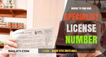 How to Locate a Nail Specialist's License Number Easily