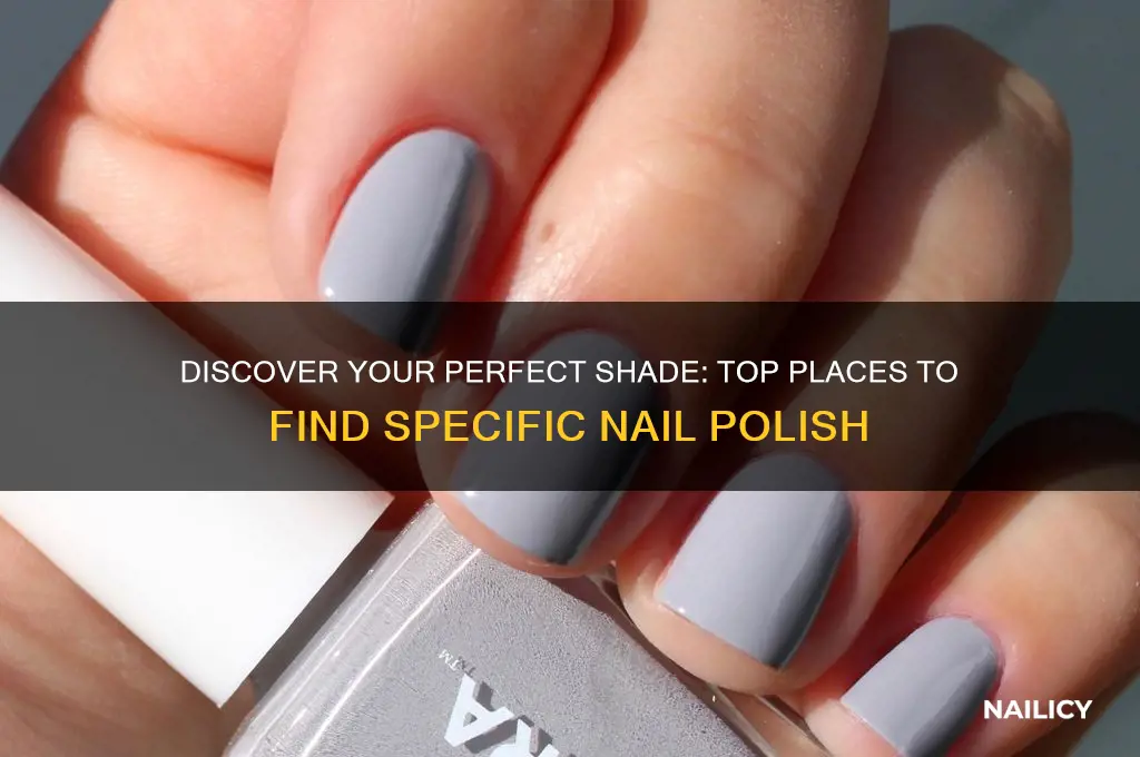 where to find specific nail polish