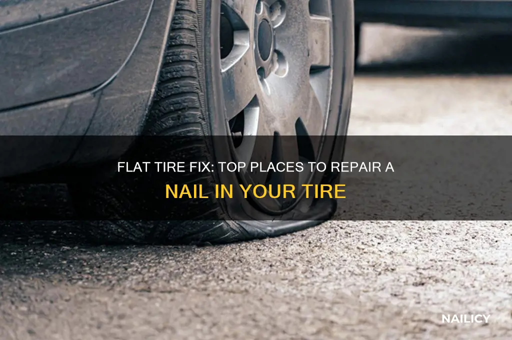 where to go for nail in tire