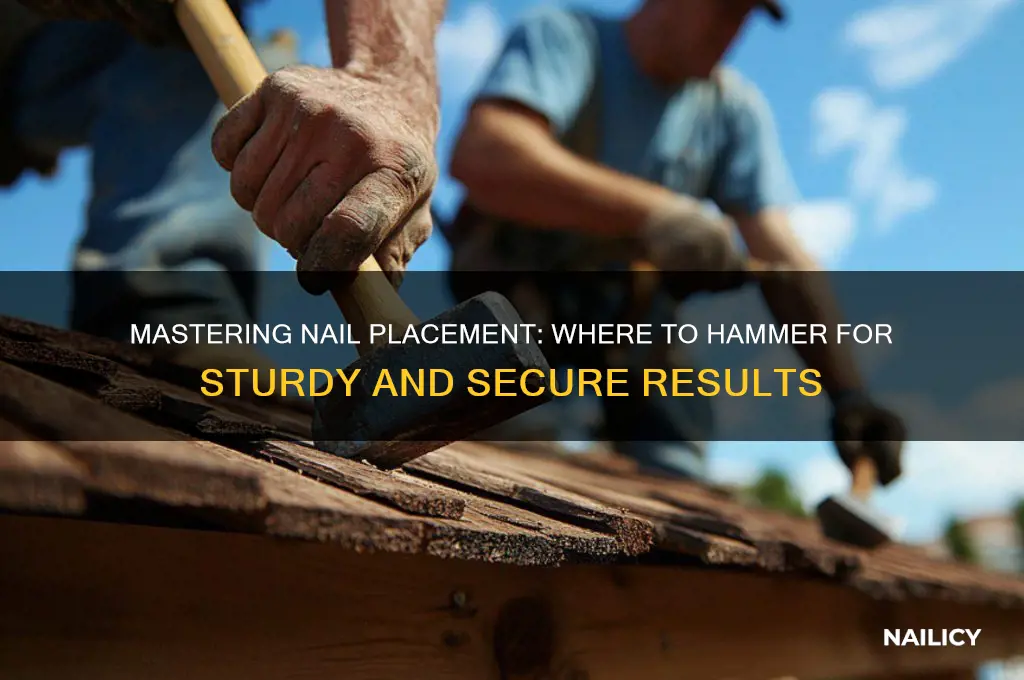 where to hammer nail