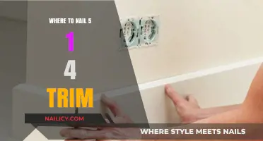Nailing 5 1/4-Inch Trim: The Best Places