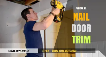 Nailing Door Trim: The Best Spot to Nail It
