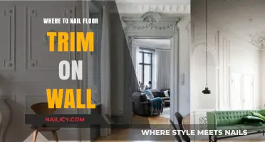 Nailing Floor Trim: Where on the Wall?