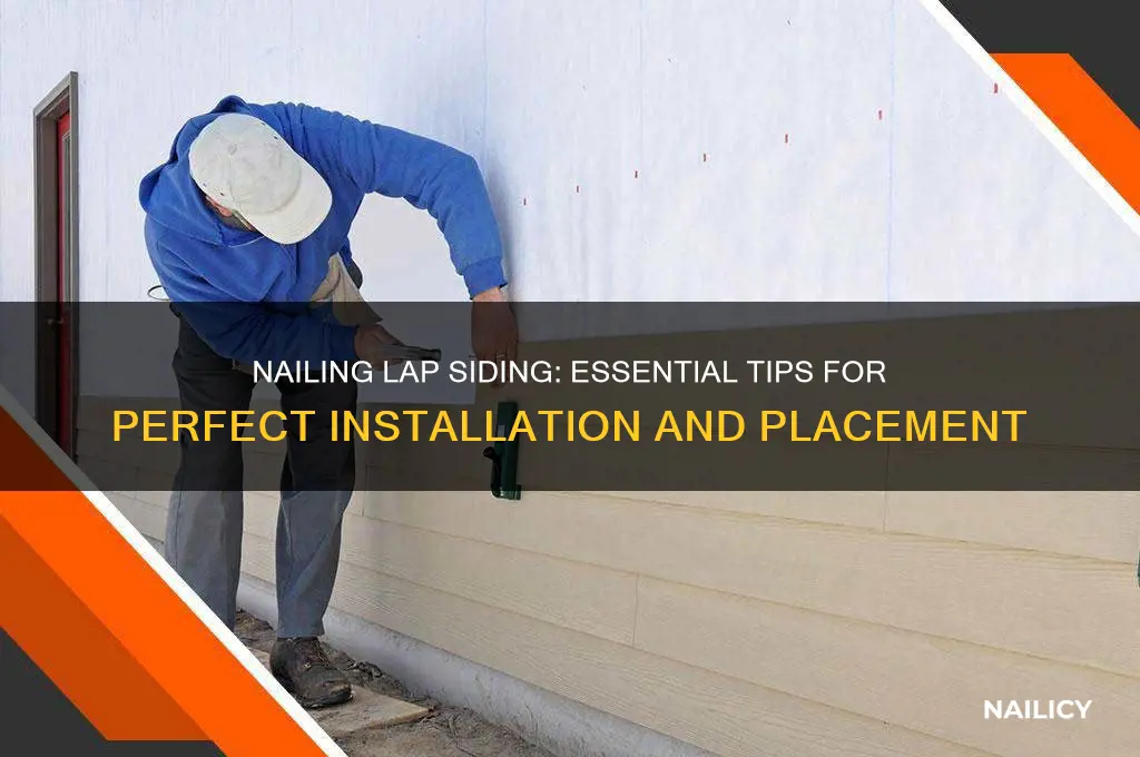 where to nail lap siding