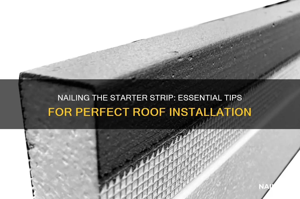 where to nail starter strip