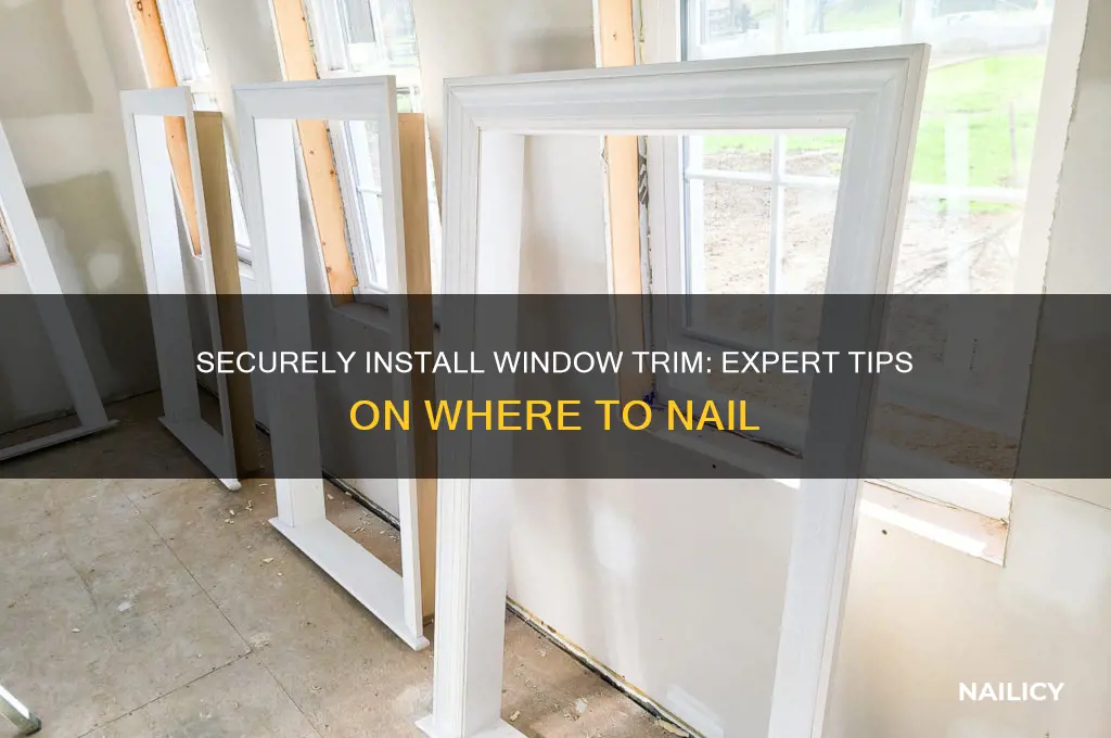 where to nail window t