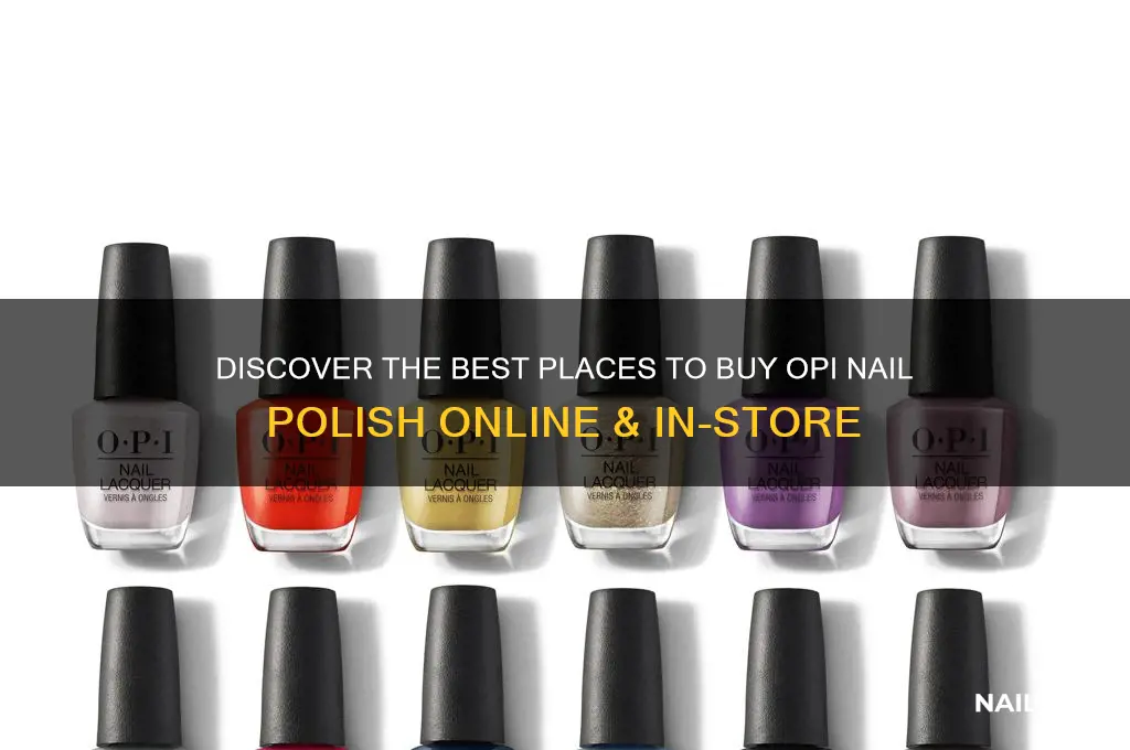 where to opi nail polish
