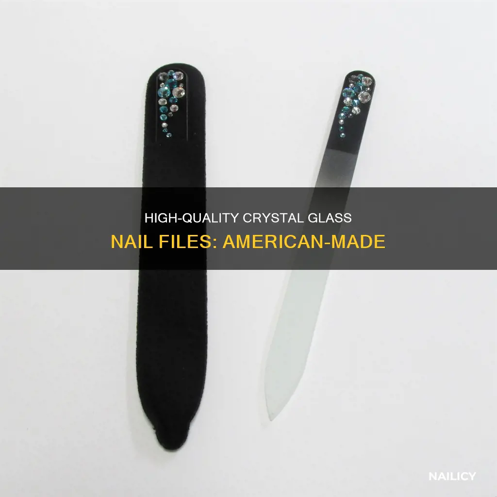 where to order american made crystal glass finger nail files