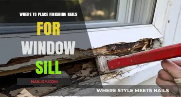 Window Sill Finishing Nails: Optimal Placement Tips for a Flawless Finish
