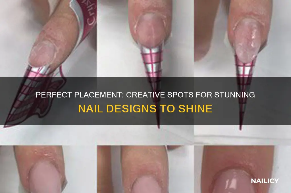 where to place nail designs