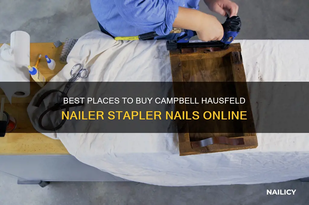 where to purchase campbell hausfeld nailer stapler nails