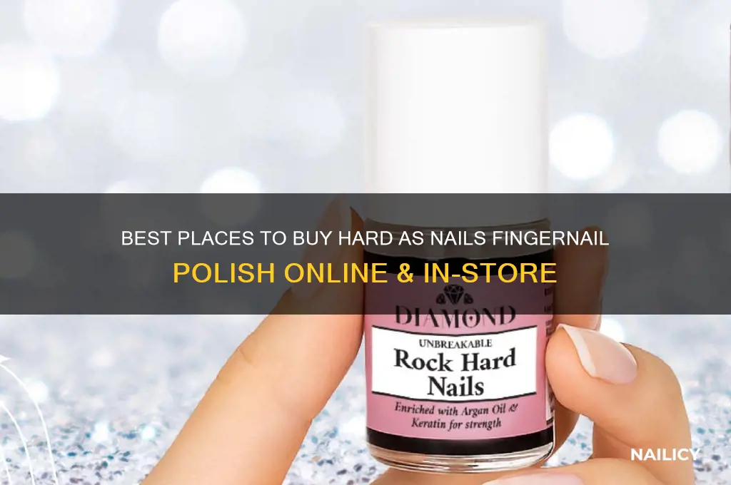 where to purchase hard as nails fingernail polish