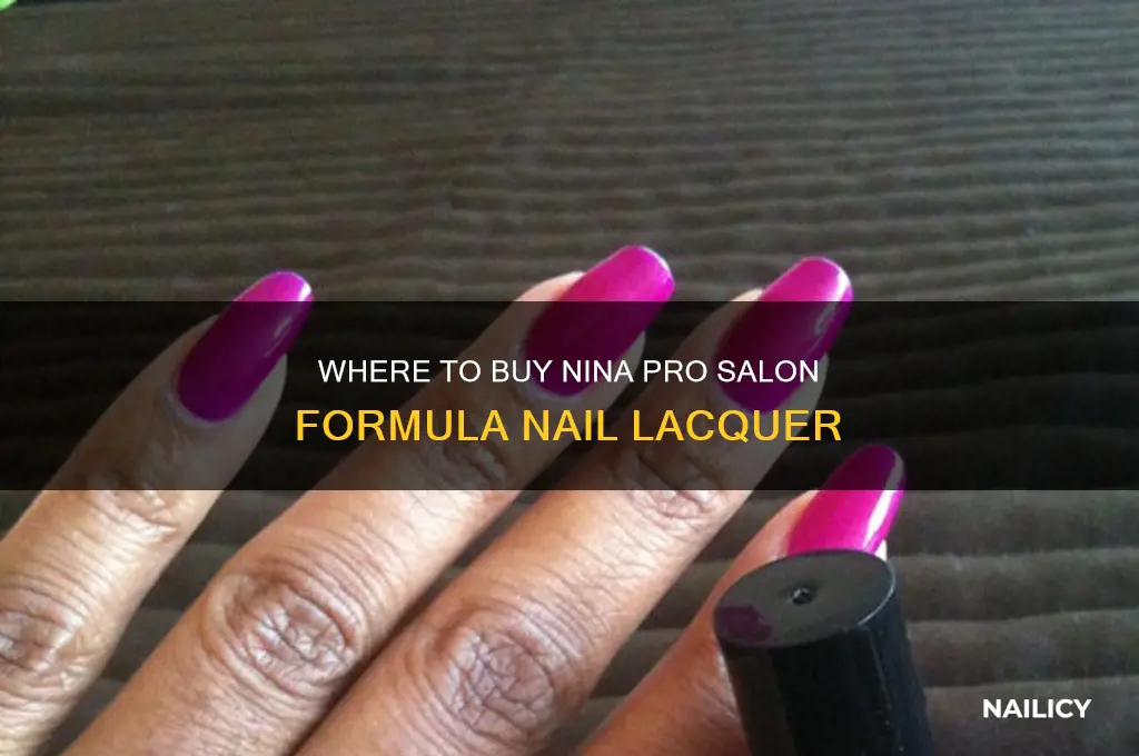 where to purchase nina pro salon formula nail lacquer