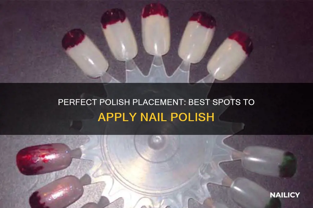where to put nail polish