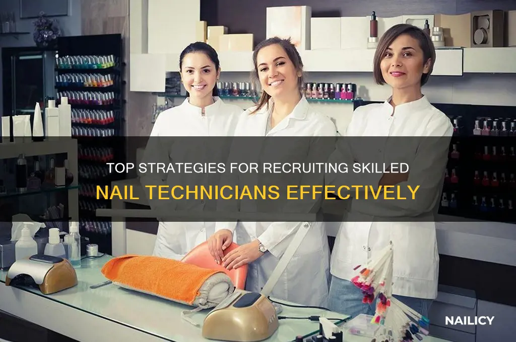 where to recruit nail technicians