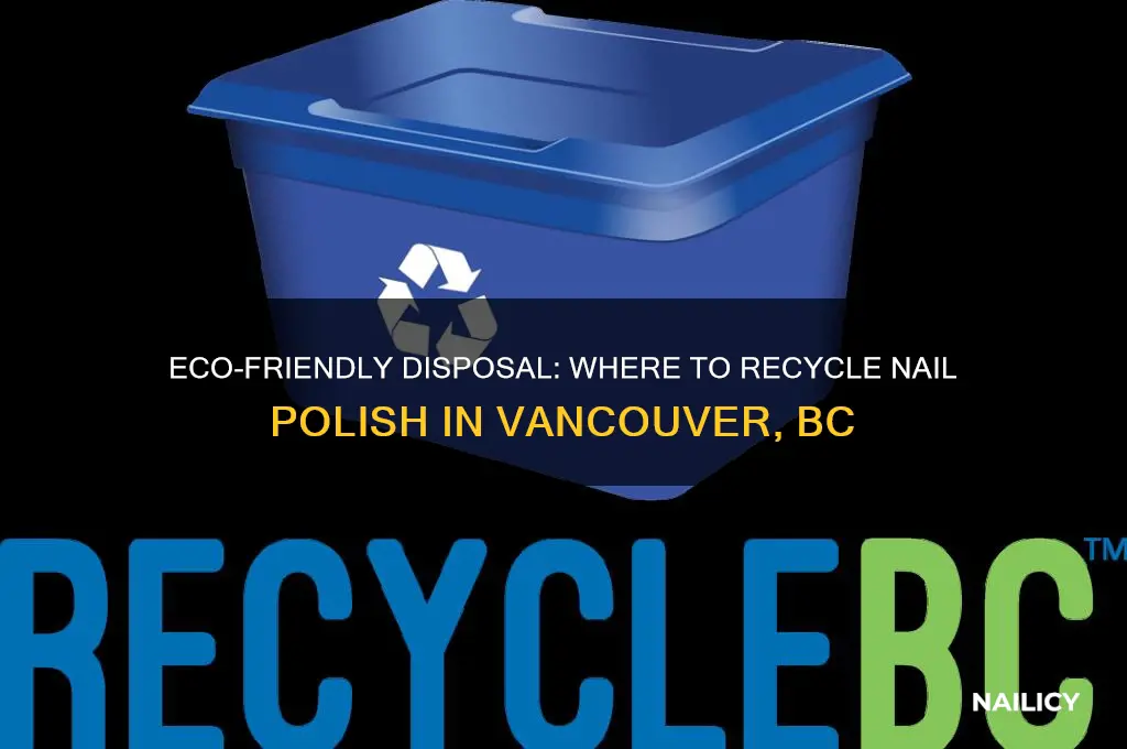 where to recycle nail polish vancouver bc