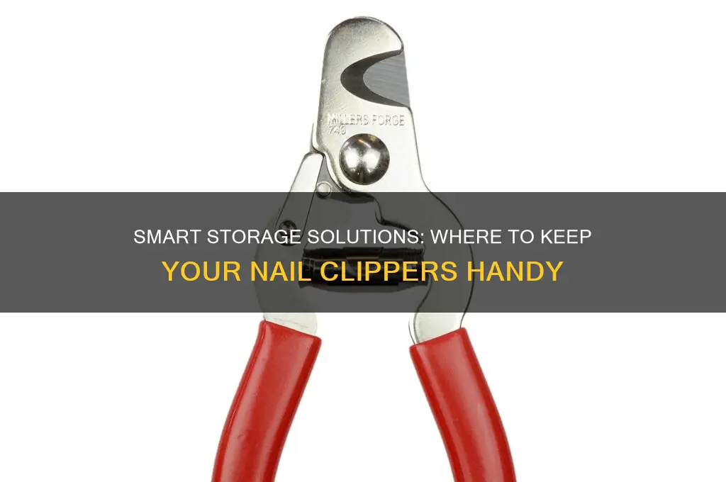 where to store nail clippers