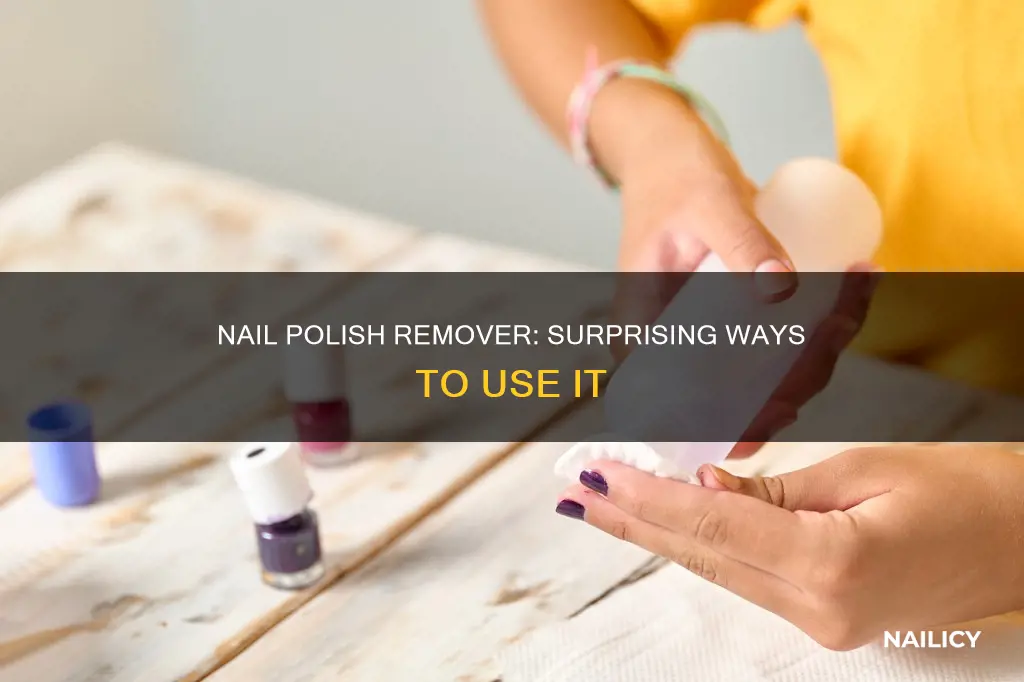 where to use nail polish remover