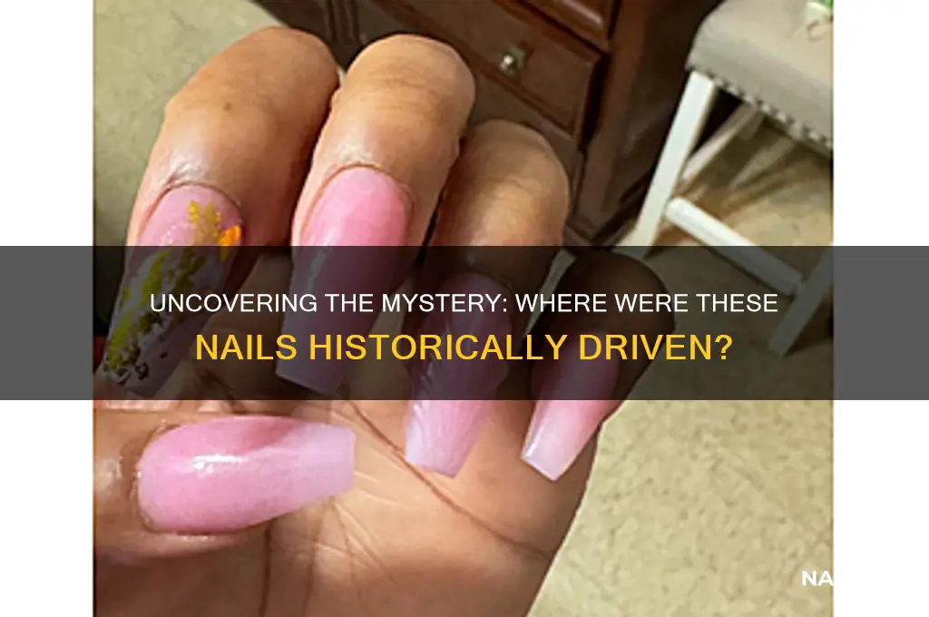 where were the these nailed