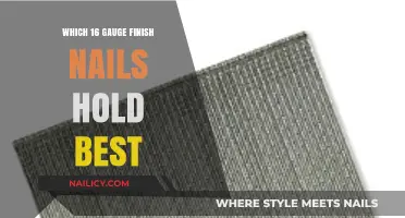 Best 16 Gauge Finish Nails: Top Performers for Secure Hold