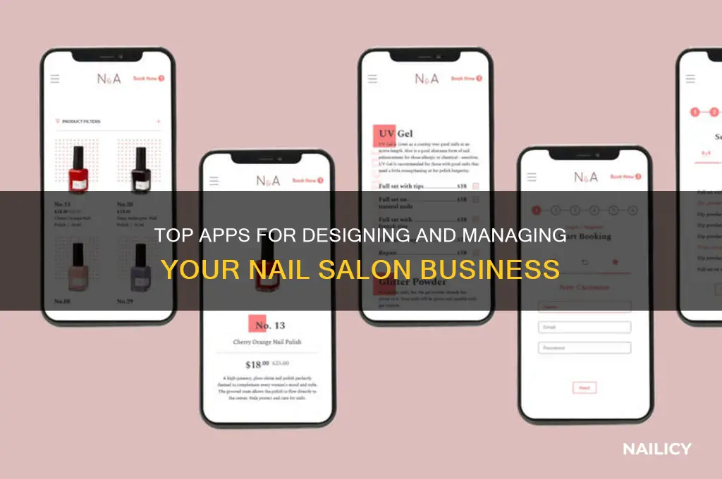 which apps best to build nail salon shop