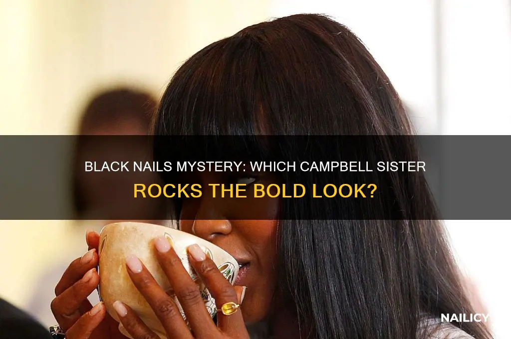 which campbell sister is on black nails