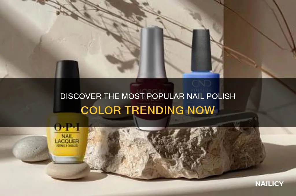 which color nail polish is most popular
