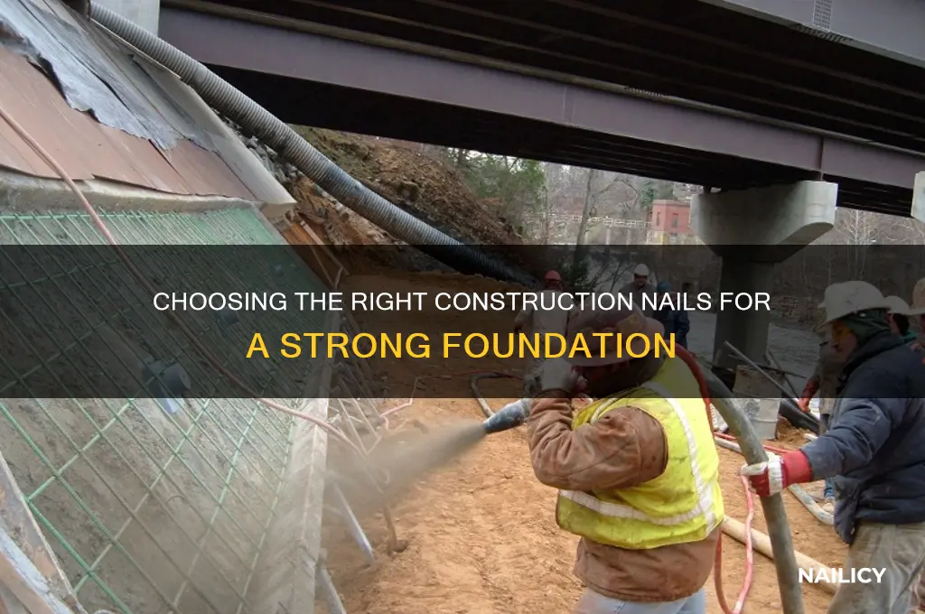 which construction nails for foundation