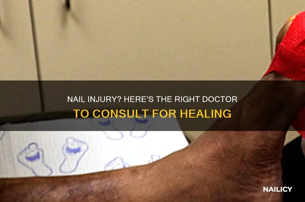 which doctor to consult for nail injury
