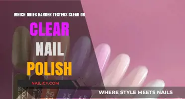 Clear Nail Polish vs. Tester Clear: Which Dries Harder?