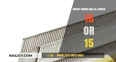 16 vs. 15 Gauge Finish Nails: Which Size is Larger?