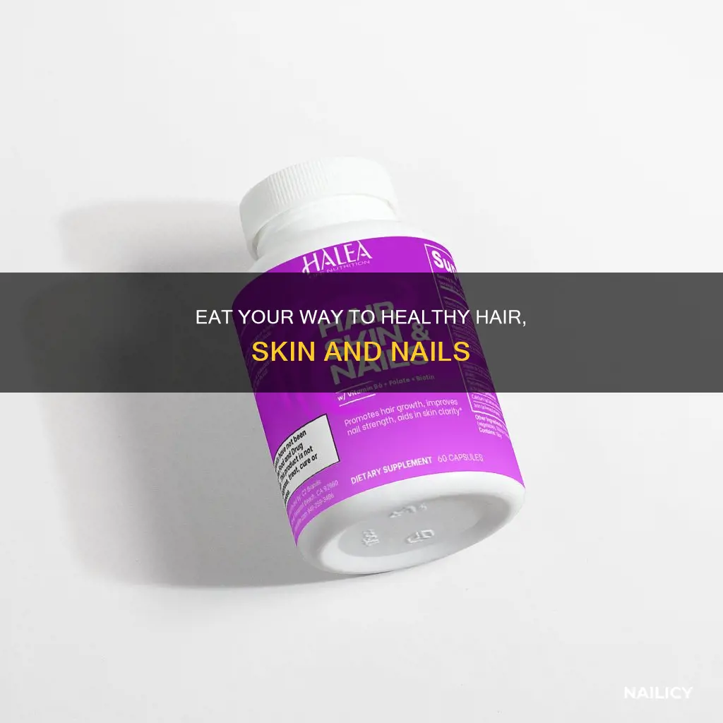 which food helps hair skin and nails grow