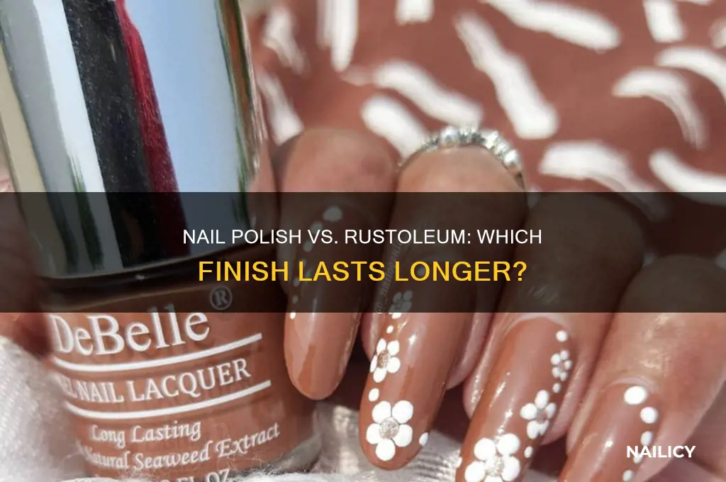 which is more durable nail polish or rustoleum