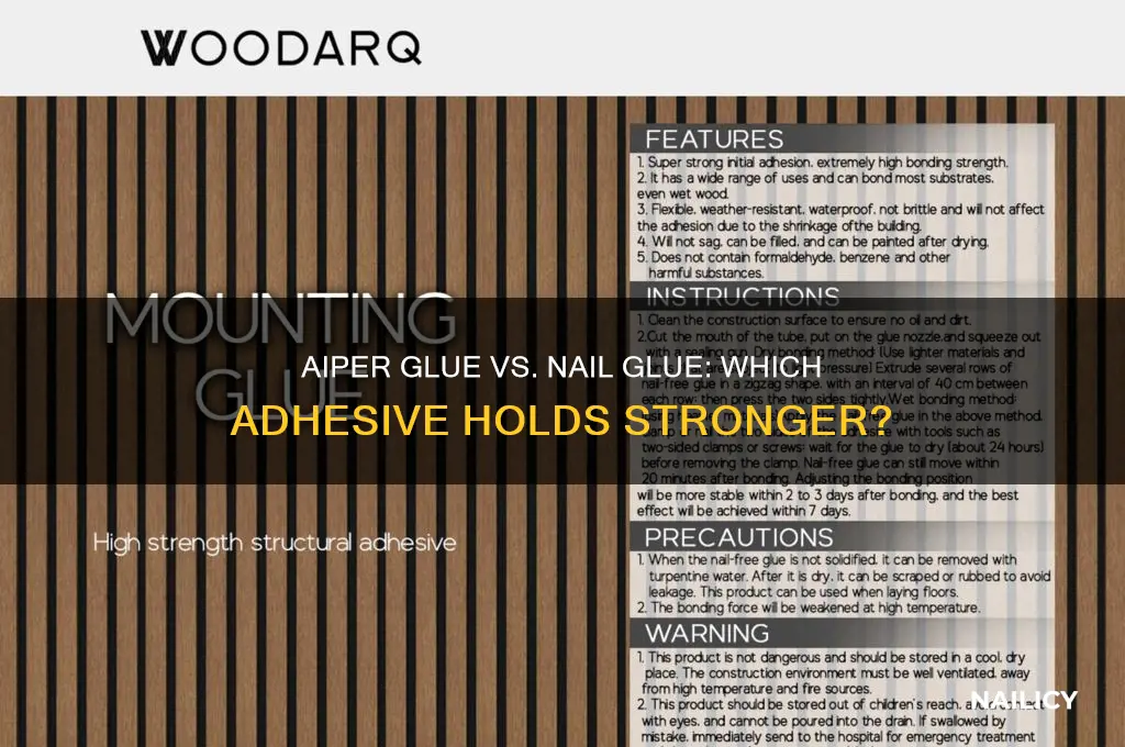 which is stronger aiper glue or nail glue