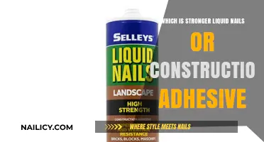Liquid Nails vs. Construction Adhesive: Which Bond is Stronger?