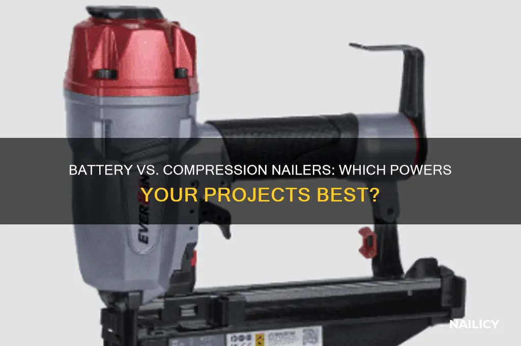 which is the best nailer battery or compression