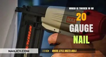 18 vs. 20 Gauge Nails: Which is Thicker for Your Project?