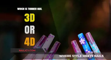 Comparing Nail Thickness: 3D vs. 4D - Which is Thinner?