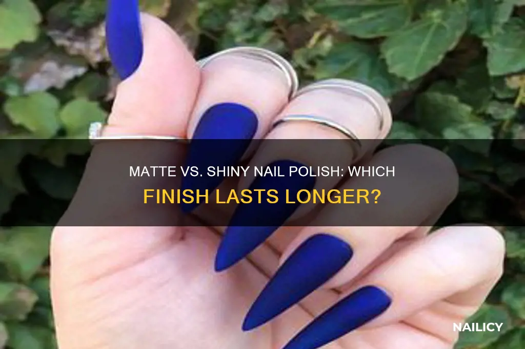which last longer matte or shiny nail polish
