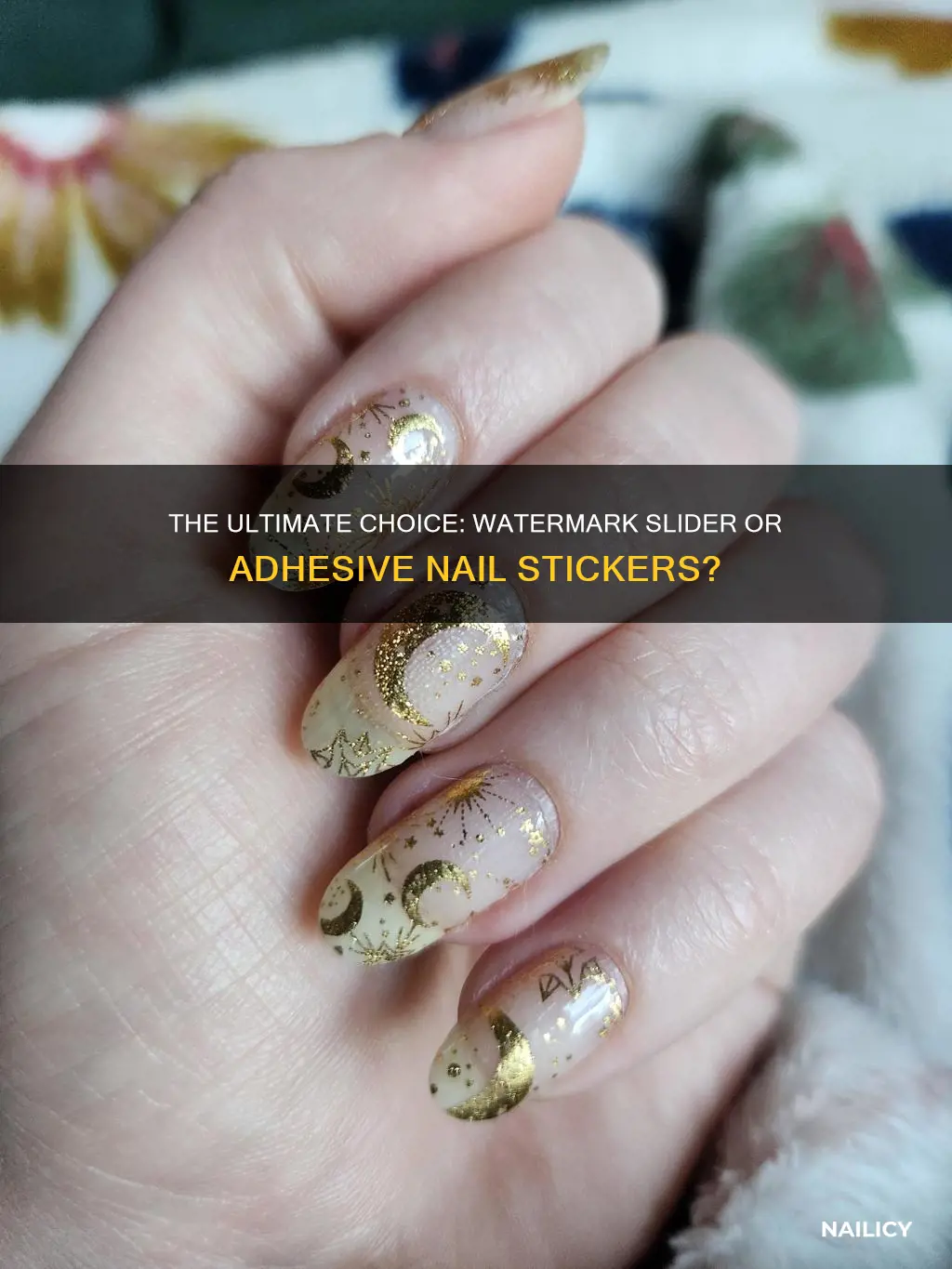 which lasts longer watermark slider or adhesive nail sticker