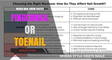 Fingernails vs Toenails: The Growth Race