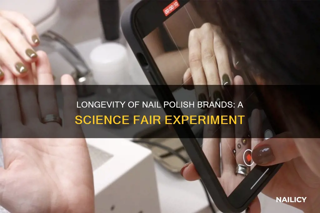 which nail polish brand last longer science fair project