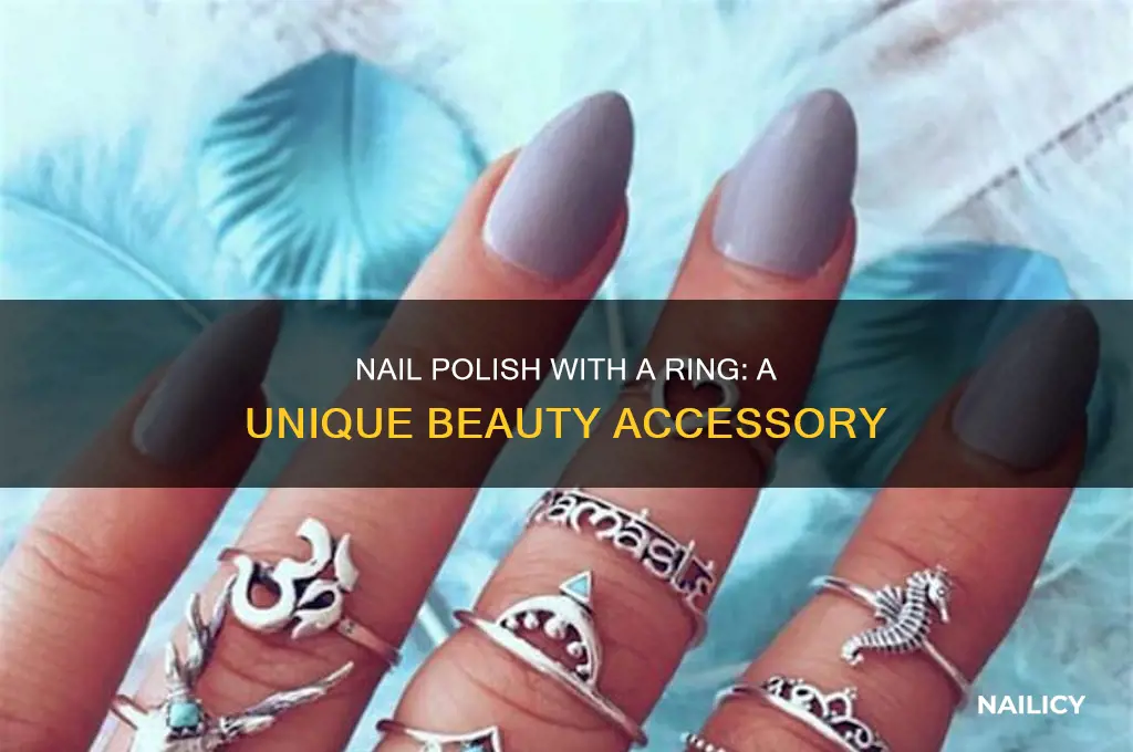 which nail polish included a ring to wear